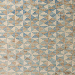 Square Abstract Tan Brown Oriental Rug, abs5031