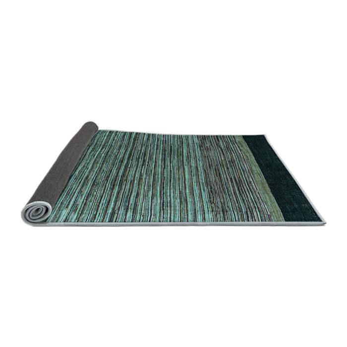 Sideview of Oriental Light Blue Modern Rug, abs5032lblu