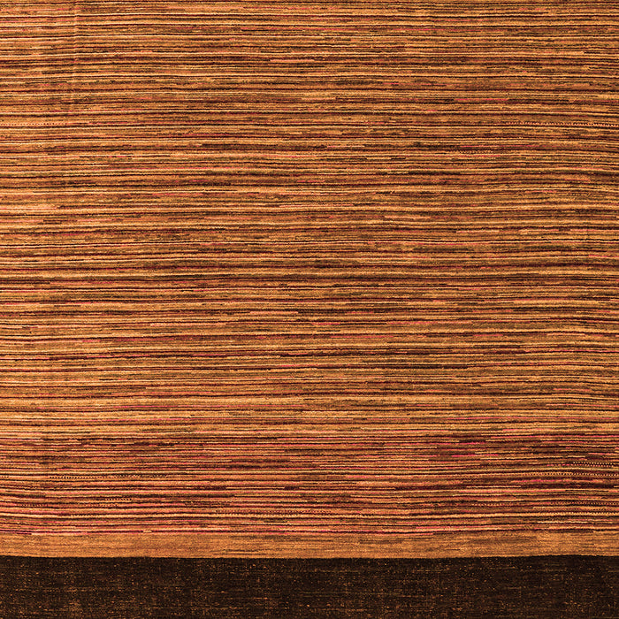 Square Oriental Orange Modern Rug, abs5032org