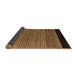 Sideview of Oriental Brown Modern Rug, abs5032brn