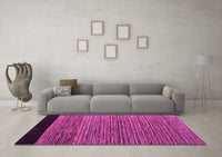 Machine Washable Oriental Pink Modern Rug, wshabs5032pnk