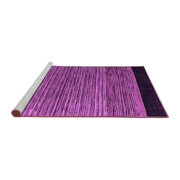 Sideview of Machine Washable Oriental Purple Modern Area Rugs, wshabs5032pur