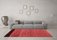 Machine Washable Oriental Red Modern Rug, wshabs5032red