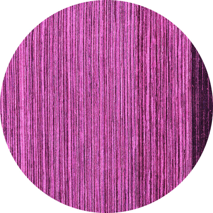 Round Oriental Pink Modern Rug, abs5033pnk