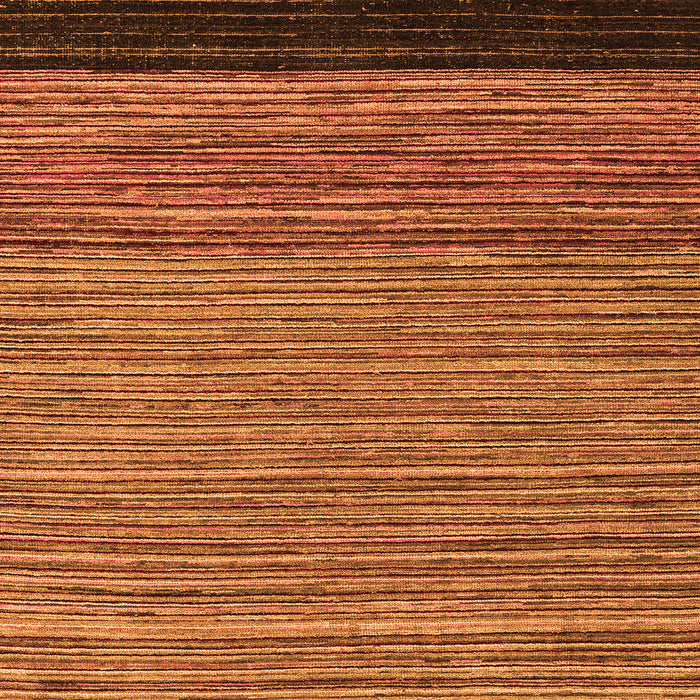 Square Machine Washable Oriental Orange Modern Area Rugs, wshabs5033org