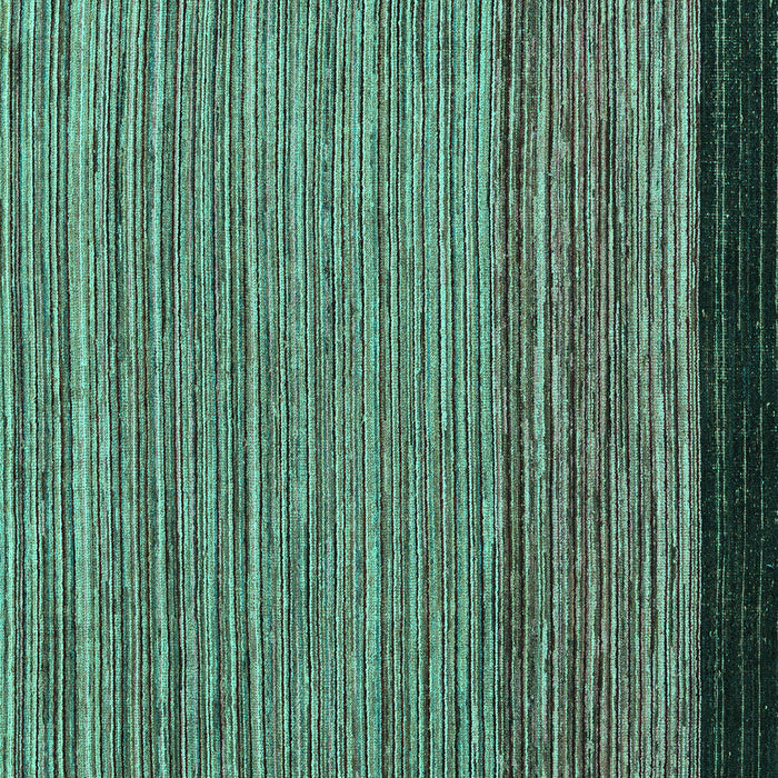 Square Machine Washable Oriental Turquoise Modern Area Rugs, wshabs5033turq