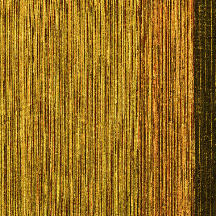 Square Machine Washable Oriental Yellow Modern Rug, wshabs5033yw