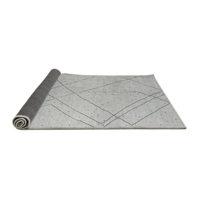 Sideview of Oriental Gray Modern Rug, abs5034gry