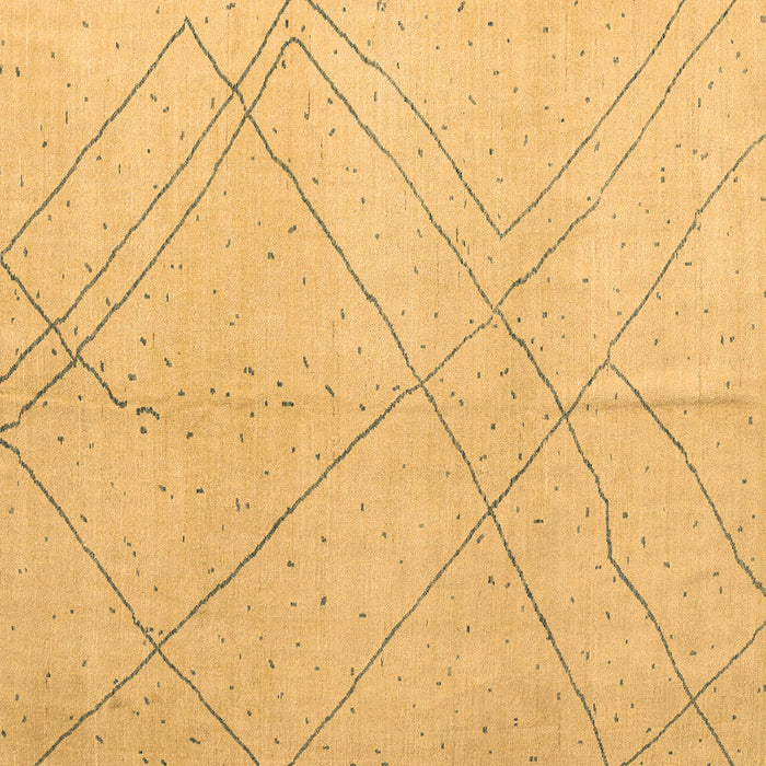 Square Oriental Brown Modern Rug, abs5034brn