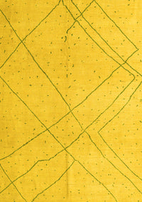 Oriental Yellow Modern Rug, abs5034yw