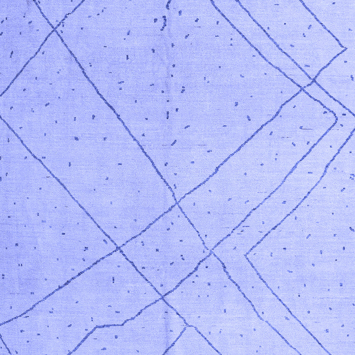 Machine Washable Oriental Blue Modern Rug, wshabs5034blu