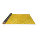 Sideview of Oriental Yellow Modern Rug, abs5034yw