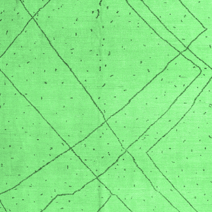 Machine Washable Oriental Emerald Green Modern Area Rugs, wshabs5034emgrn