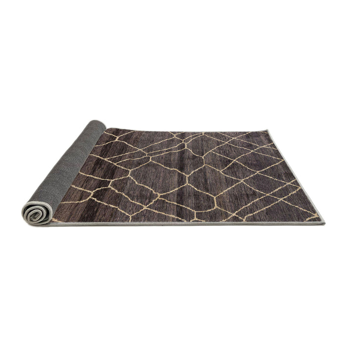 Sideview of Abstract Rose Purple Oriental Rug, abs5035