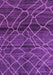 Machine Washable Oriental Purple Modern Area Rugs, wshabs5035pur