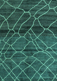 Oriental Turquoise Modern Rug, abs5035turq