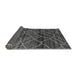 Sideview of Oriental Gray Modern Rug, abs5035gry