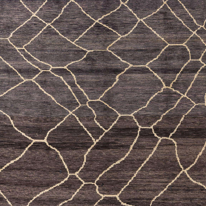 Machine Washable Abstract Rose Dust Purple Rug, wshabs5035