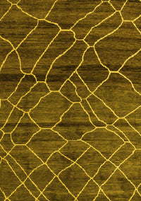 Oriental Yellow Modern Rug, abs5035yw