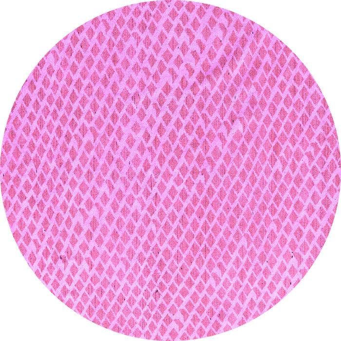 Round Oriental Purple Modern Rug, abs5036pur