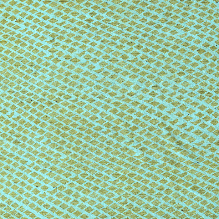 Square Machine Washable Oriental Light Blue Modern Rug, wshabs5036lblu