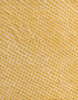 Abstract Chrome Gold Yellow Oriental Rug, abs5036