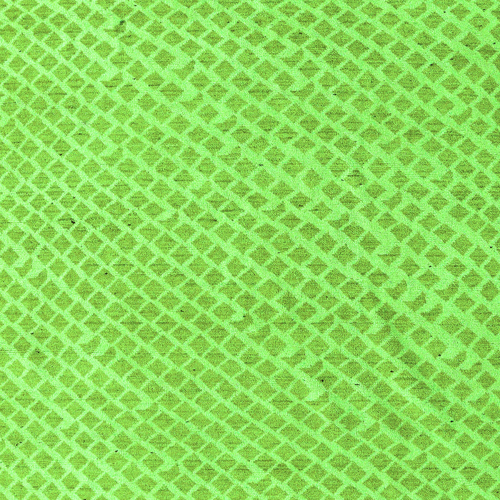 Machine Washable Oriental Green Modern Area Rugs, wshabs5036grn