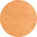 Round Oriental Orange Modern Rug, abs5036org