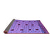 Sideview of Oriental Purple Modern Rug, abs5037pur