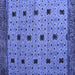 Square Oriental Blue Modern Rug, abs5037blu