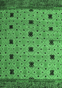 Oriental Emerald Green Modern Rug, abs5037emgrn