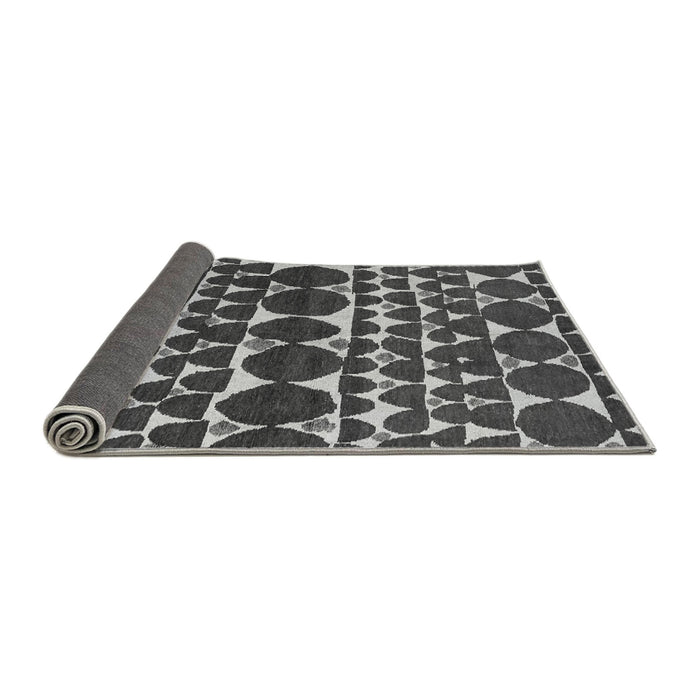 Sideview of Oriental Gray Modern Rug, abs5038gry