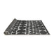 Sideview of Oriental Gray Modern Rug, abs5038gry