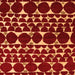 Square Oriental Orange Modern Rug, abs5038org