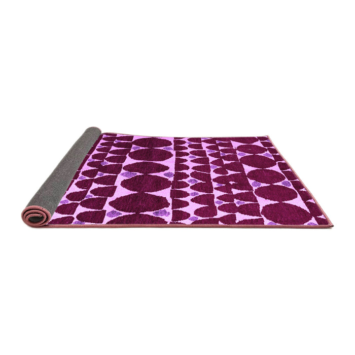 Sideview of Oriental Purple Modern Rug, abs5038pur