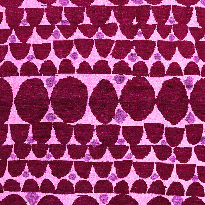 Machine Washable Oriental Pink Modern Rug, wshabs5038pnk