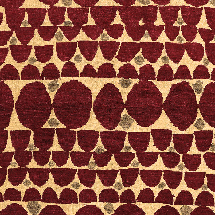 Machine Washable Oriental Brown Modern Rug, wshabs5038brn