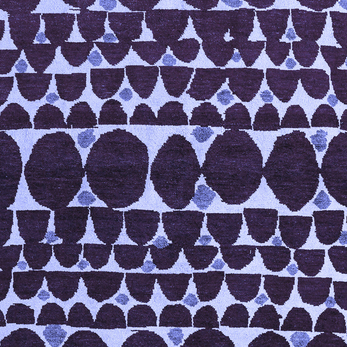 Machine Washable Oriental Blue Modern Rug, wshabs5038blu