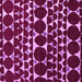 Square Machine Washable Oriental Purple Modern Area Rugs, wshabs5038pur