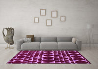 Machine Washable Oriental Purple Modern Rug, wshabs5038pur