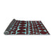 Sideview of Oriental Light Blue Modern Rug, abs5038lblu