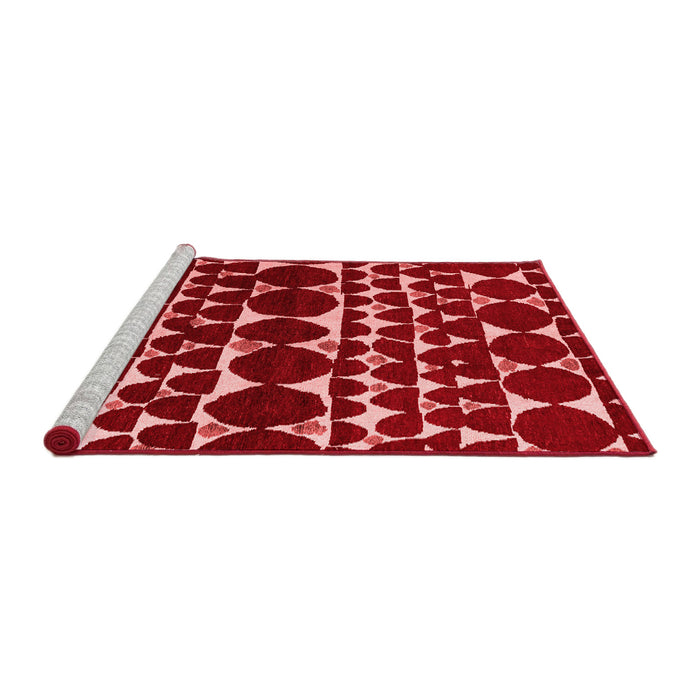 Modern Red Washable Rugs