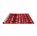 Modern Red Washable Rugs