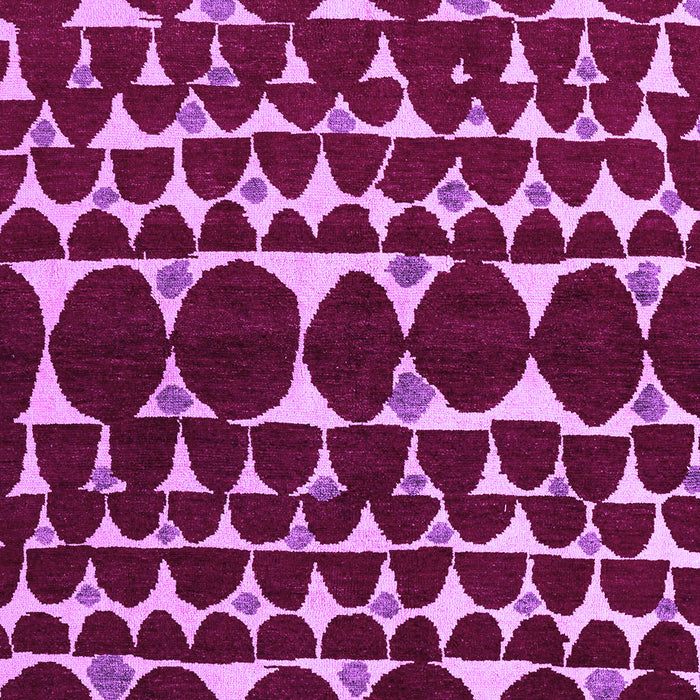 Machine Washable Oriental Purple Modern Area Rugs, wshabs5038pur