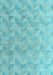 Oriental Light Blue Modern Rug, abs5039lblu