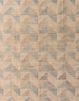 Abstract Orange Brown Oriental Rug, abs5039