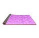 Sideview of Oriental Purple Modern Rug, abs5039pur