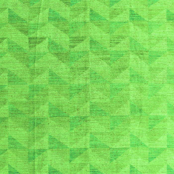 Square Oriental Green Modern Rug, abs5039grn