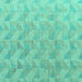 Square Oriental Turquoise Modern Rug, abs5039turq