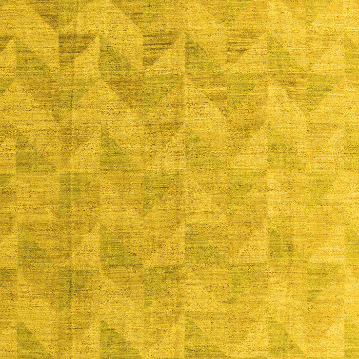 Machine Washable Oriental Yellow Modern Rug, wshabs5039yw